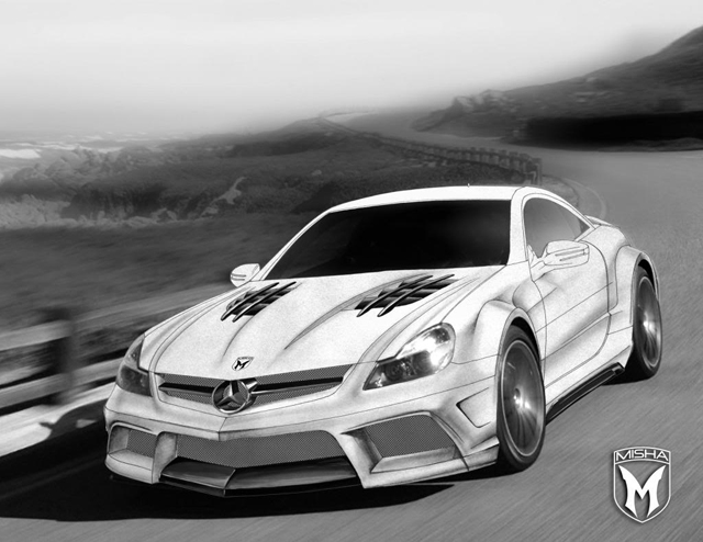 Misha Design werkt aan brute Mercedes-Benz SL-Klasse