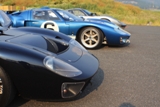 Fotoshoot: driemaal Ford GT 40