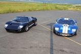 Fotoshoot: driemaal Ford GT 40