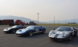 Fotoshoot: driemaal Ford GT 40