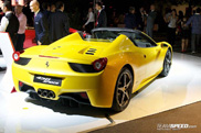 Onthulling Ferrari 458 Spider in Maranello