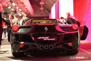 Onthulling Ferrari 458 Spider in Maranello