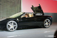 Onthulling Ferrari 458 Spider in Maranello
