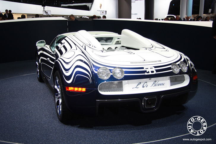 IAA 2011: Bugatti Veyron 16.4 L'or Blanc 