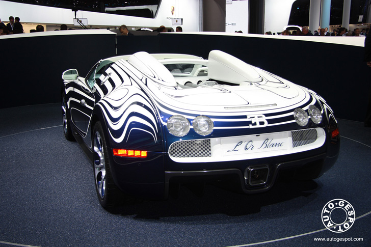 IAA 2011: Bugatti Veyron 16.4 L'or Blanc