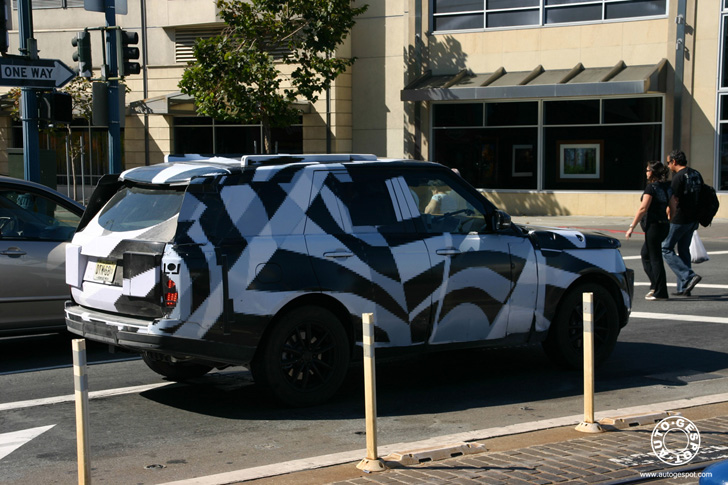 Spyspots nieuwe Range Rover