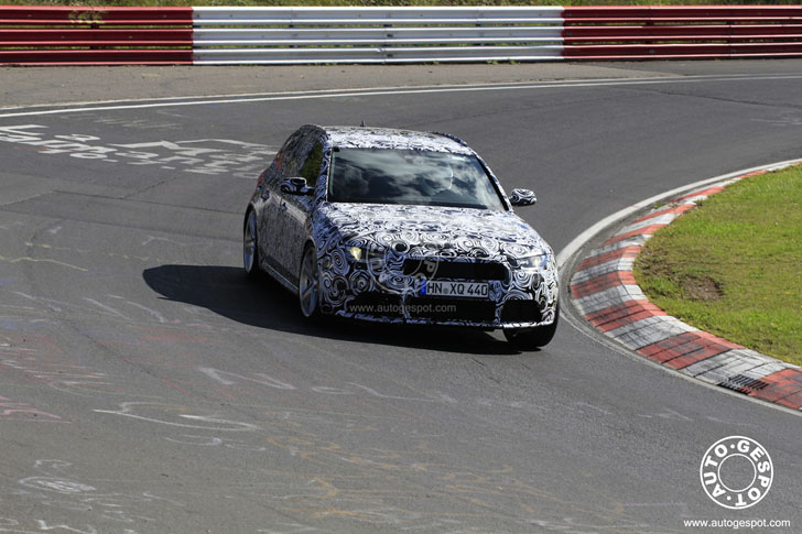 Spyspots: nieuwe generatie Audi RS4 op de ring