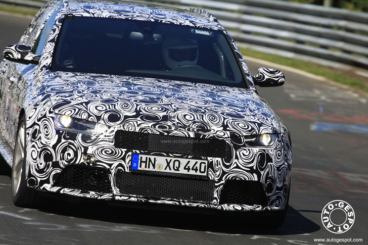 Spyspots: nieuwe generatie Audi RS4 op de ring