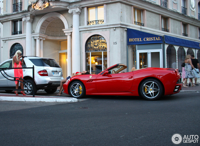 Just because they can: women steal the show with a Ferrari California