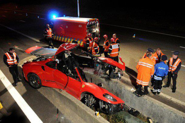 Dodelijk ongeval met Ferrari F430 nabij Spa-Francorchamps