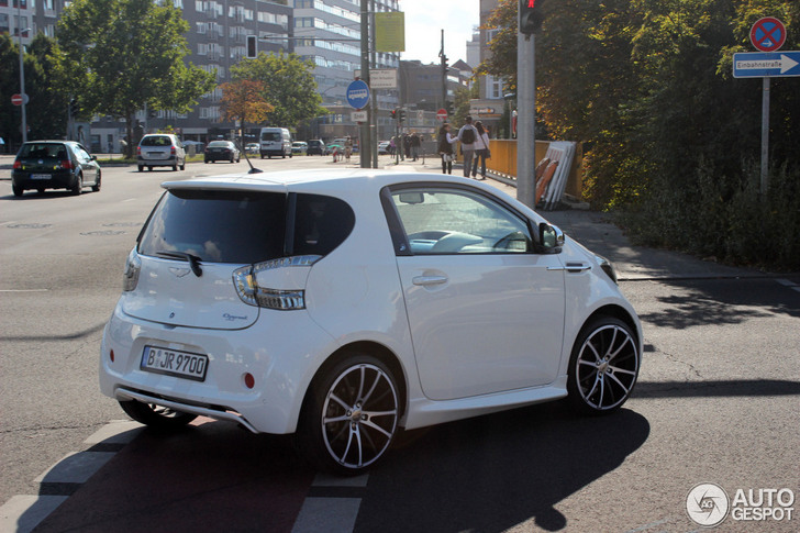 Aston Martin Cygnet spotted with some extraordinary wheels