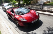 McLaren MP4-12C Spider spotted in its natural habitat