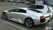 Bling-bling at its top: shiny Lamborghini Murciélago in Moscow