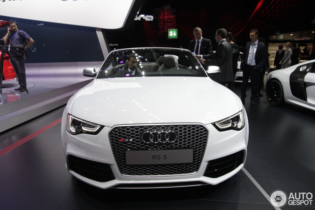 Parijs 2012: Audi RS5 Cabriolet