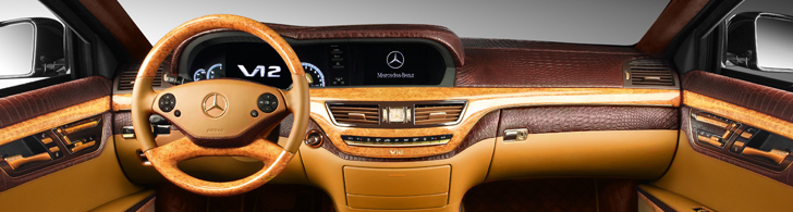 You can't buy taste: TopCar makes the interior of a Mercedes-Benz S600 Guard a piece of art