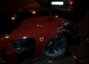 Une Ferrari 599 Mansory Stallone se crashe car il est impossible de la dompter ?