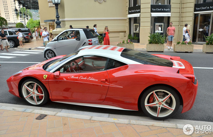 Tailor made programma op zijn best: Ferrari 458 Italia Monte Carlo Edi