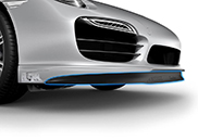 国际车展首度亮相: 保时捷 991 Turbo S 活性空气动力部件: