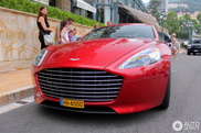 Is the Aston Martin Rapide S more beautiful without its license plate?