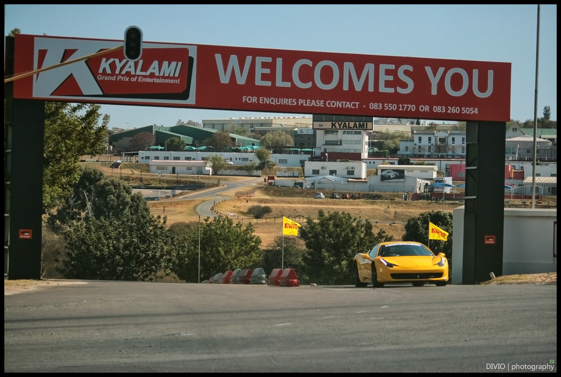 SEFAC Ferrari Day 2013 op het Kyalami Grand Prix Circuit in Johannesbu