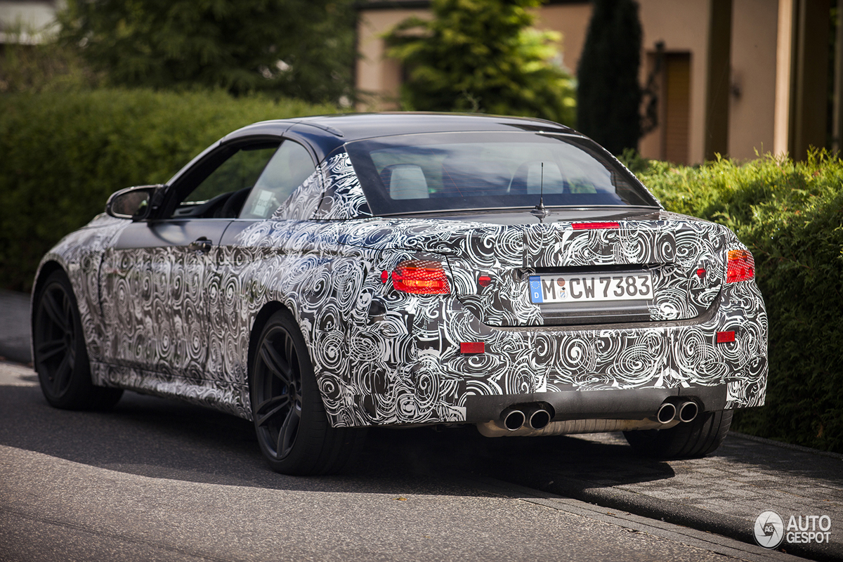 De BMW F83 M4 convertible ziet er ook al lekker uit!