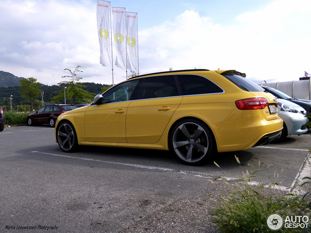 Eerste gele Audi RS4 Avant B8 knalt Autogespot op