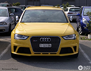 Autogespot 首辆黄色奥迪 RS4 Avant B8 