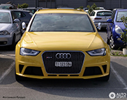 Żółte Audi RS4 B8 Avant!