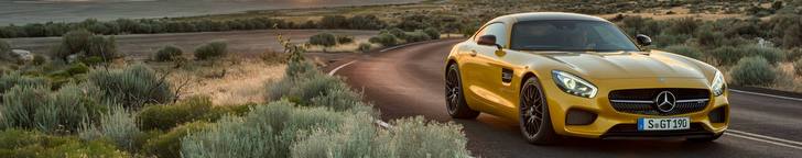 Very fast and yellow: Mercedes AMG GT