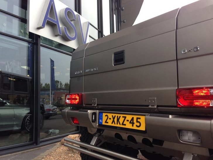 Op gele platen: Mercedes-Benz G 63 AMG 6x6