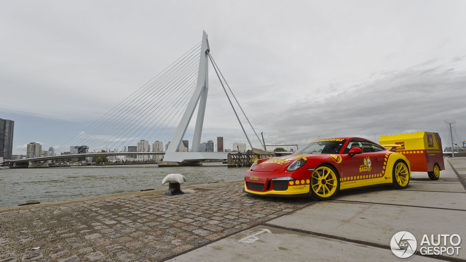 Wereldprimeur: Porsche 991 GT3 met caravan