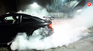 Banden roken met een Mercedes-Benz C 63 Black Series Coupé 