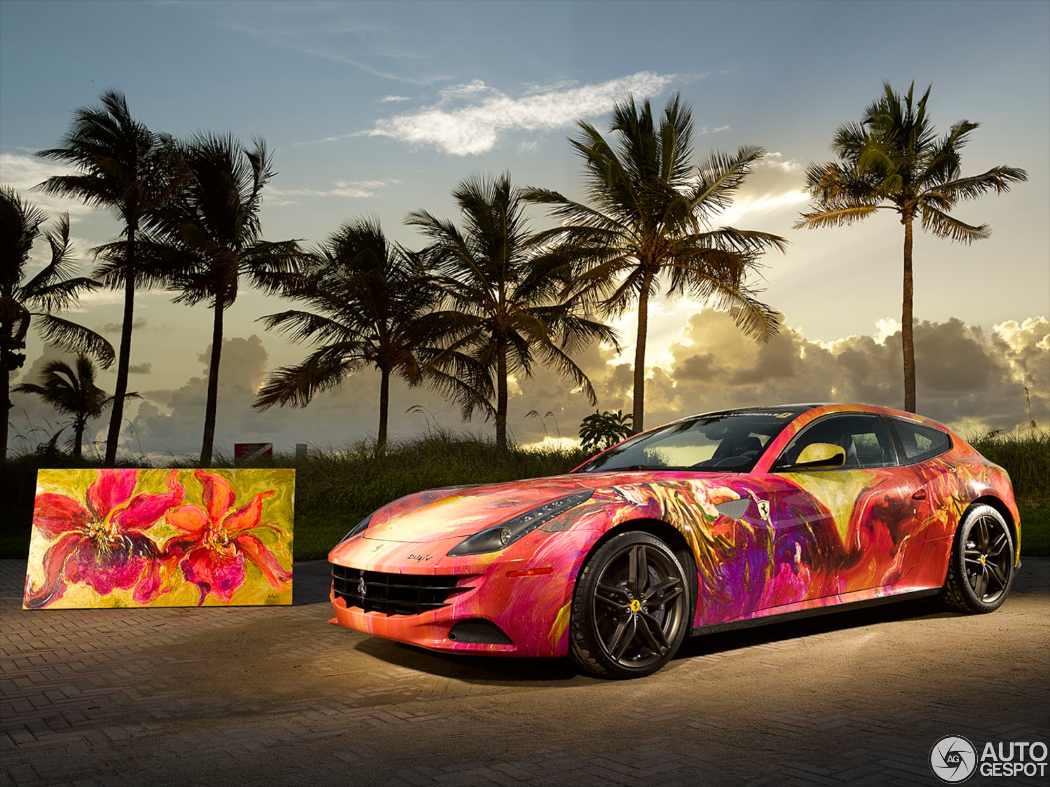 Ferrari Fort Lauderdale laat artistieke Ferrari maken