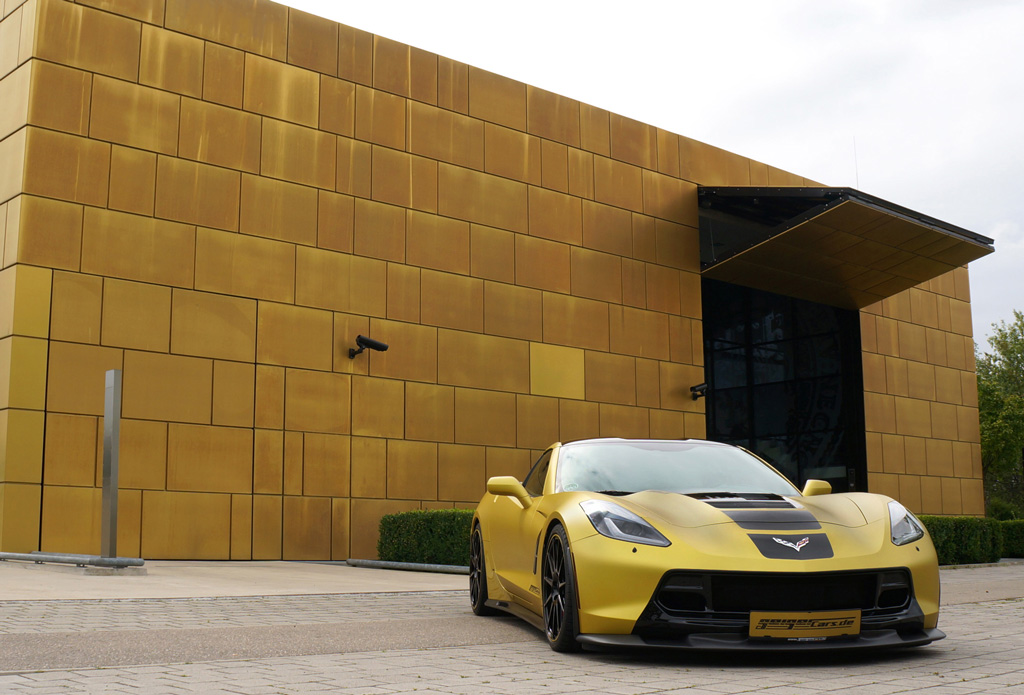 GeigerCars maakt gouden torpedo van Corvette Stingray