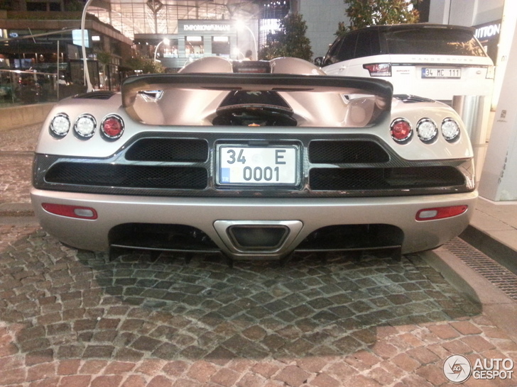 Koenigsegg CCXR kent ook liefhebbers in Turkije