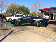 Aventador LP700-4 青色细节格外突出