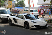 Spotted: McLaren 12C with a double spoiler