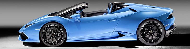 热辣辣: 兰博基尼 Huracán LP 610-4 Spyder!
