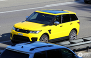 Le jaune ne va pas si bien que ça au Range Rover Sport SVR