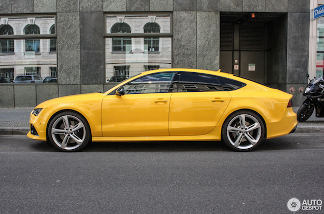 Vegas Yellow op een Audi RS7? Ja graag!