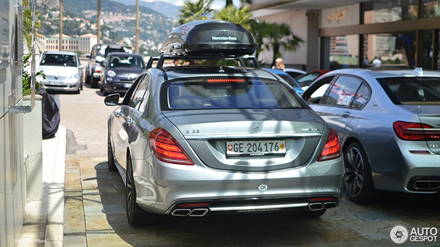 Als een baas: skibak op je Mercedes-Benz S63 AMG