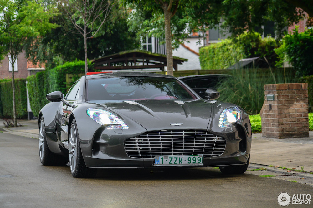 Topspot: Aston Martin One-77 in Kortrijk