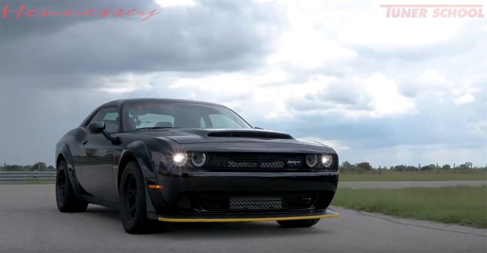 Filmpje: Dodge Demon met 1.200 pk wordt aan de tand gevoeld