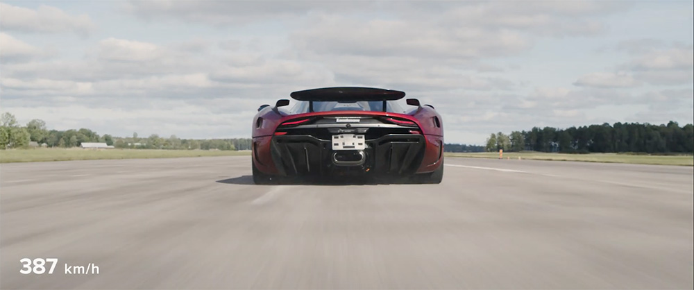0-400-0 km/u in 31.49 seconden, Koenigsegg doet het