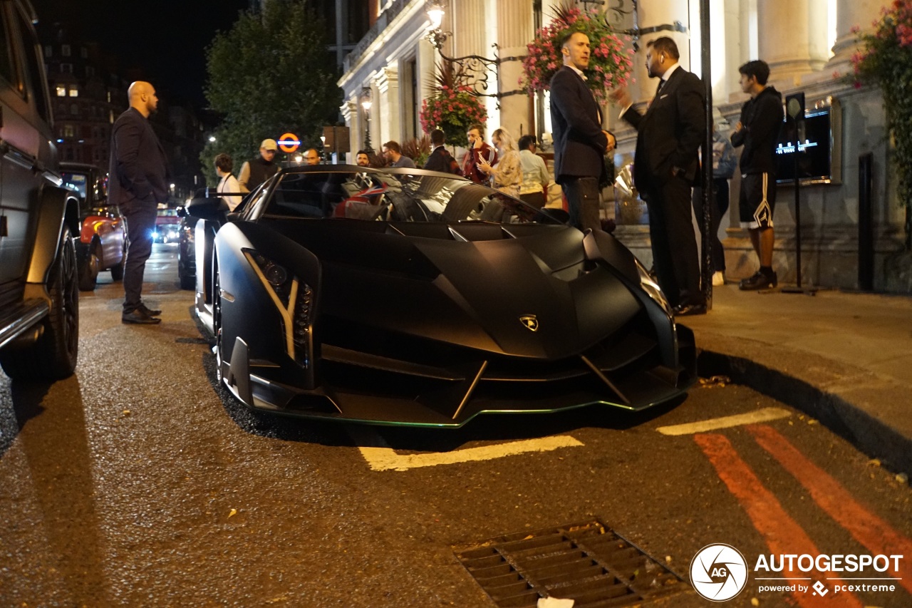 De Lamborghini Veneno, nu te zien in London