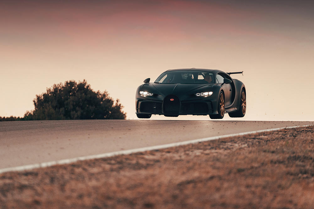 Het testen zit erop, Bugatti Chiron Pur Sport in productie