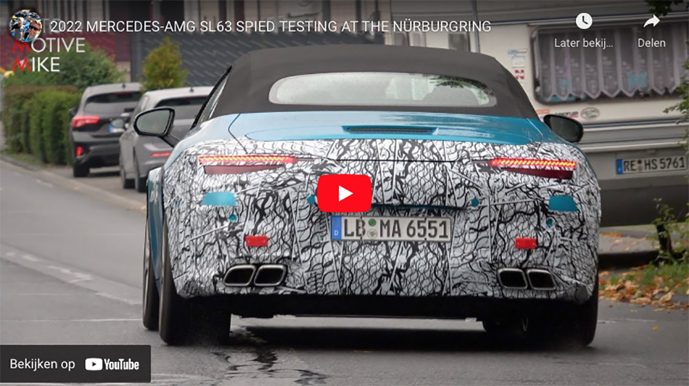 Mercedes-AMG SL 63 gesnapt op de Nürburgring
