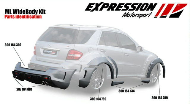 Mercedes-Benz ML 63 AMG door Expression Motorsport