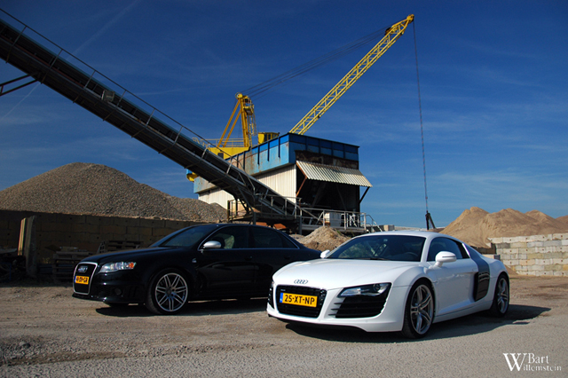 Fotoshoot: Audi R8 & Audi RS4