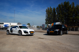 Fotoshoot: Audi R8 & Audi RS4